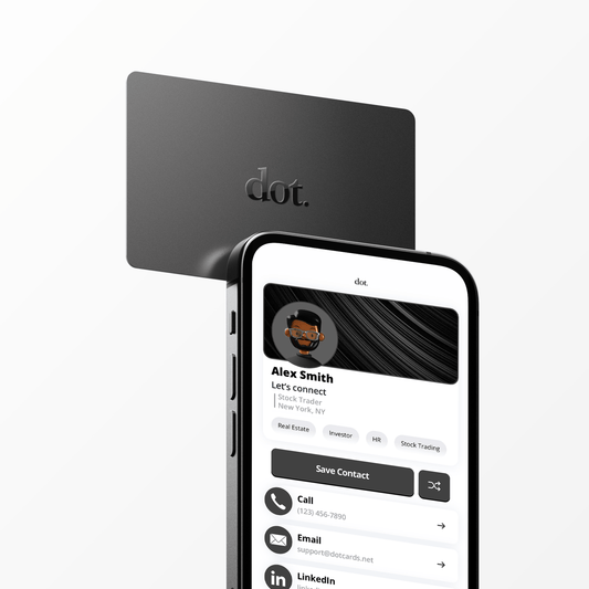 dot. Card - Digital Business Card - Tap Compatible with iPhone & Android